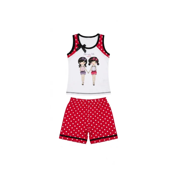 Berrak Kız Çocuk Şortlu Pijama Takımı 7630