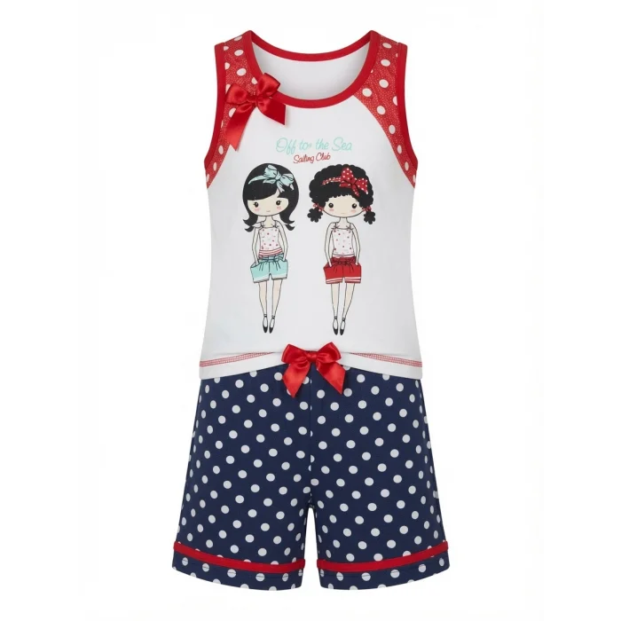 Berrak Kız Çocuk Şortlu Pijama Takımı 7630