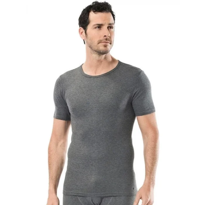 Clear Shirred Thermal Single Top Short Sleeve 753