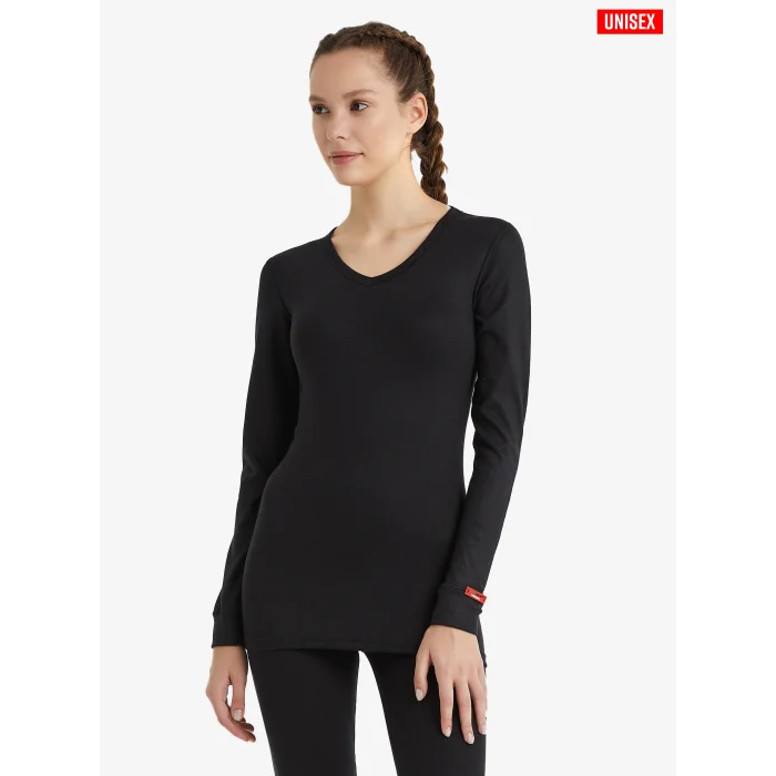 Blackspade Termal V-Neck T-Shirt Long 1257