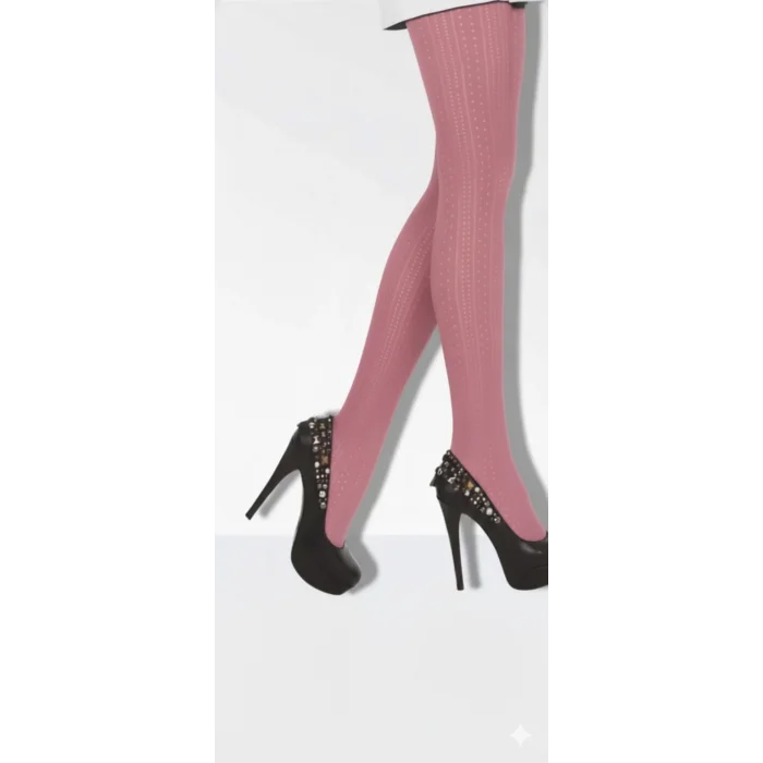 Daymod Women Marry Micro File Patterned Tights