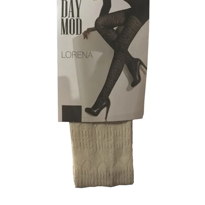 Daymod Lorena Micro File Patterned Womens Tights