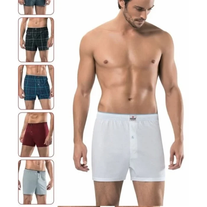 Erdem Erkek Penye Boxer 1400 Asorti M