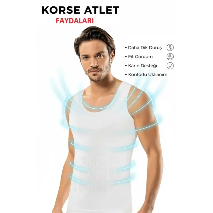 Erdem Erkek Seamless Atlet Korse