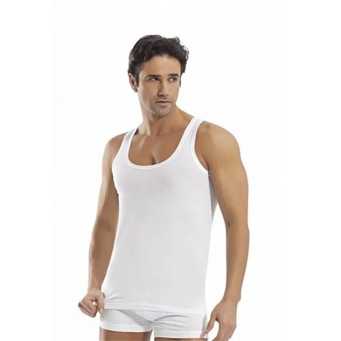 Erdem Penye Erkek Atlet 1100 Beyaz 4XL