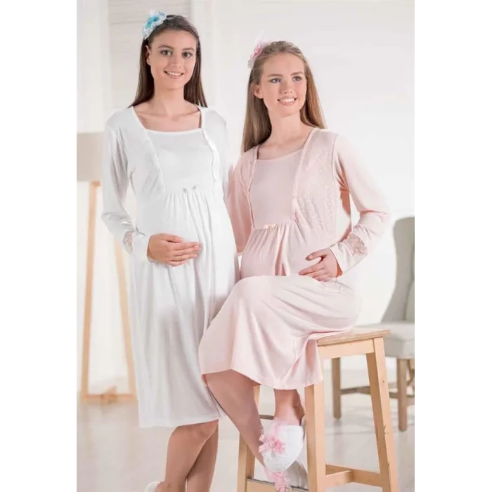 Estiva Micro Viscon Maternity Nightgown 17385
