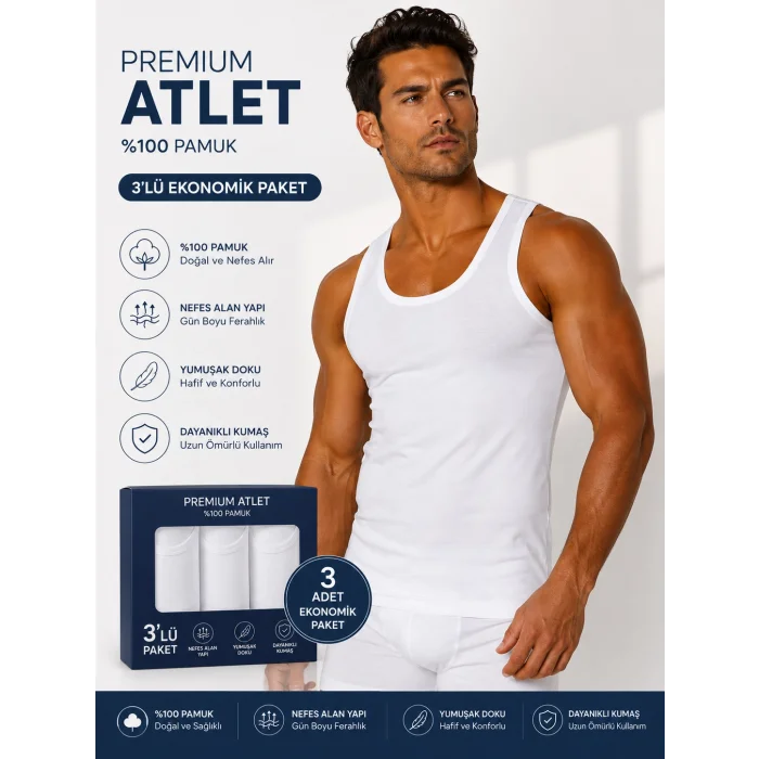 Huma One Erkek Atlet 3 Adet 101