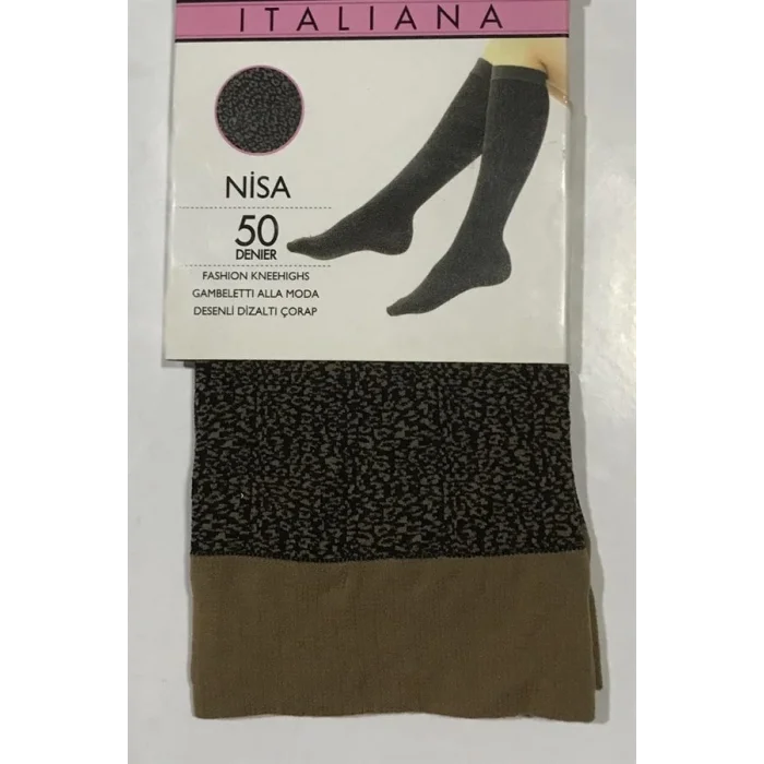 İtaliana Nisa Kadın Desenli Külotlu Çorap