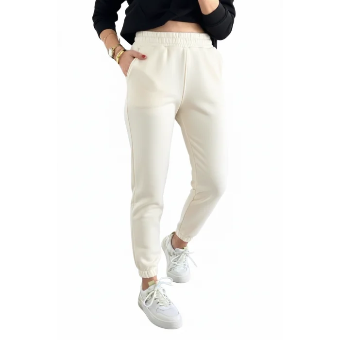 Jogger 3 İplik Şardonlu Cepli Tek Alt