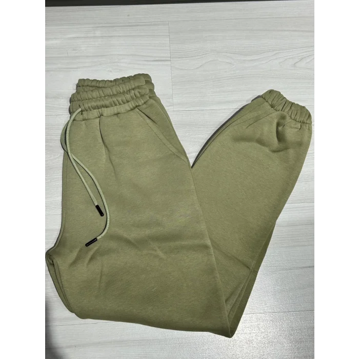 Jogger 3 Yarn Washed Single Pocket Black Black Green