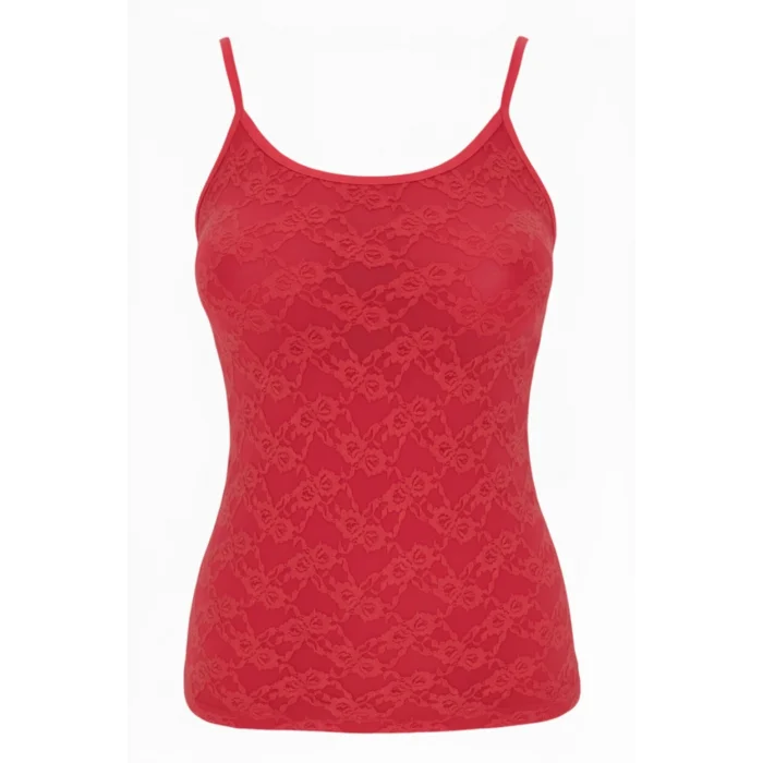 Womens Lace-Strap Tank Top 1030