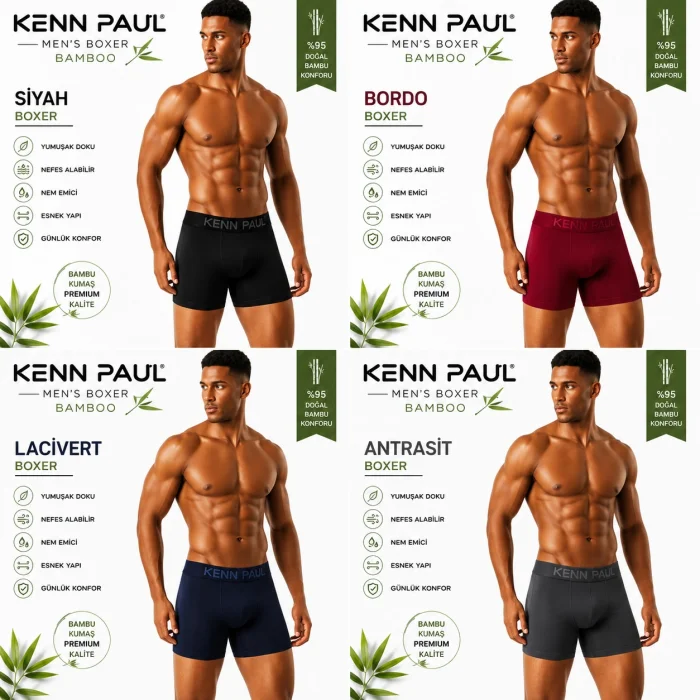Kenn Paul Bambu Erkek BOXER