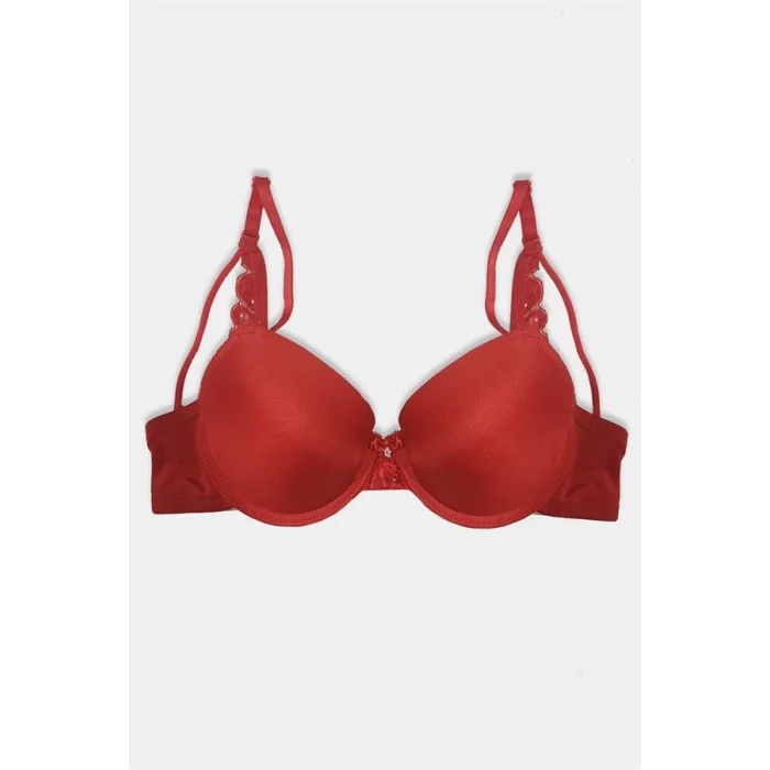 Red Support Bra 977