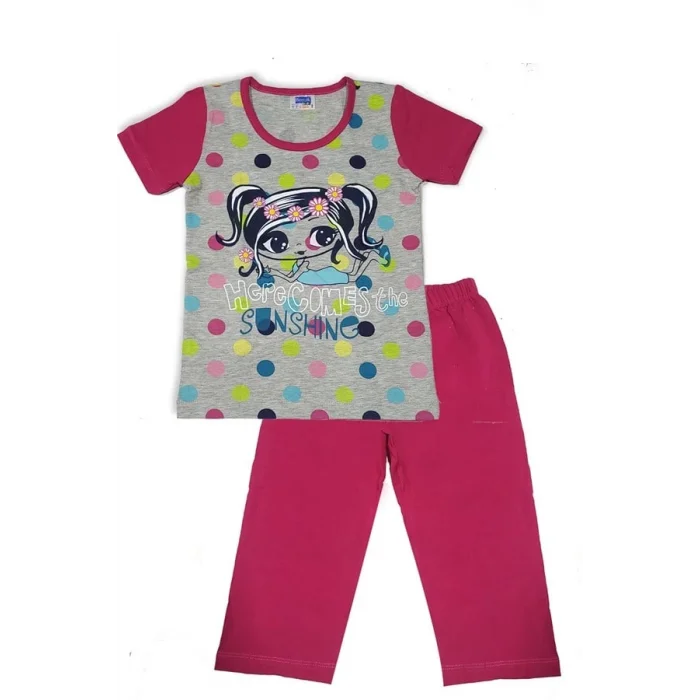 Girl Child Short Sleeve Pajama Set