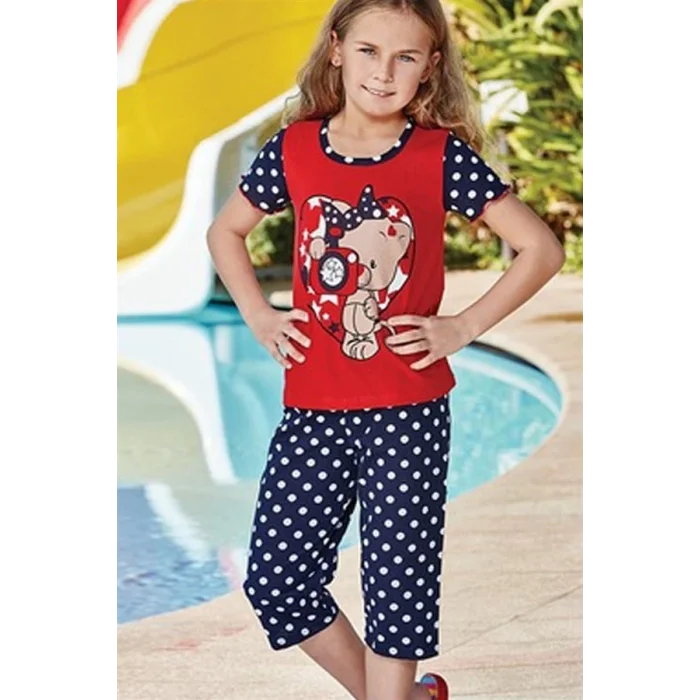 Girls Polka Dot Top and Bottom Set