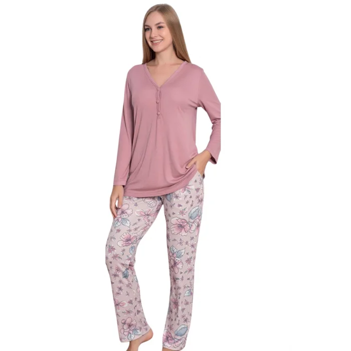 Limissi Desenli Malisa pijama Takımı