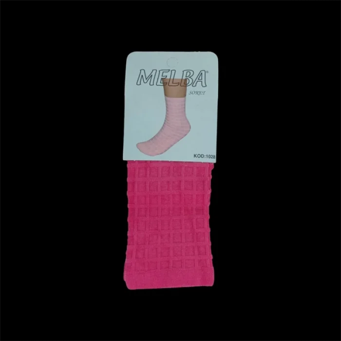 Melba Checked Polyamide Socket Socks