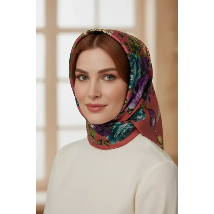 Mısırlı Alize Çiçek Desen Şal Desen 3