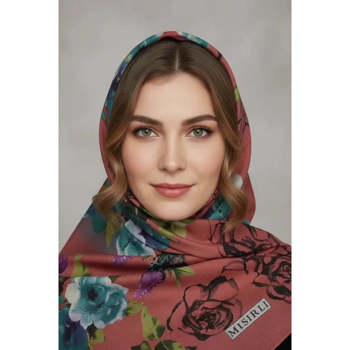 Egyptian Alize Flower Pattern Shawl Design 4