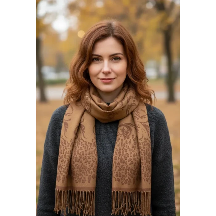Mısırlı Goblen Şal Desen 5