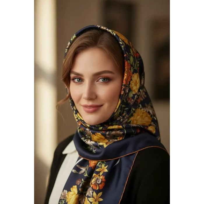 Mısırlı Polyester Eşarp Desen 13