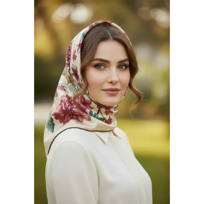 Mısırlı Polyester Eşarp Desen 2