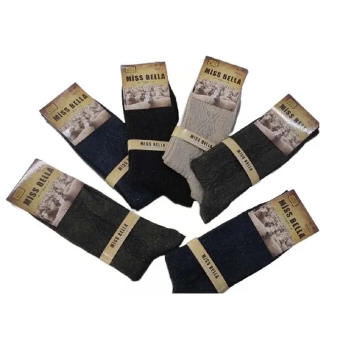 Miss Bella Lamswool Kışlık Erkek Çorap 8 Adet