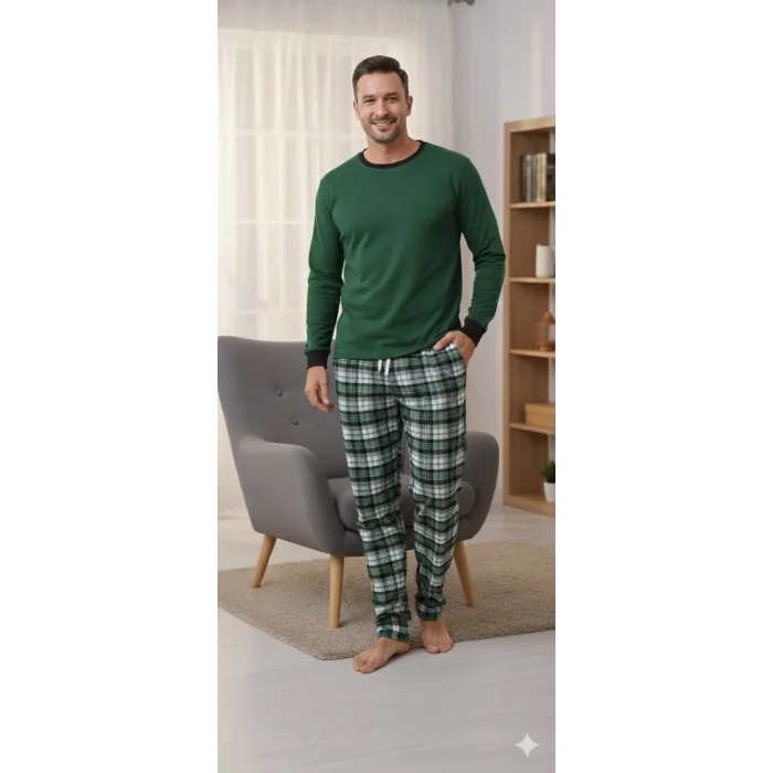 pijalüx tek alt ekose pijama