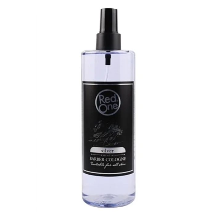 Red One Silver Spray Barber Cologne 400 Ml