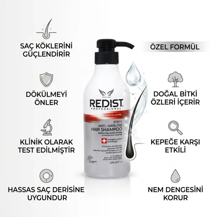 Redist Bakım Şampuan Anti Hairloss 500ML