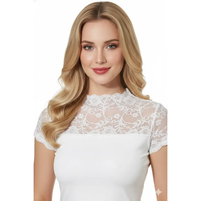 Şahinler Bayan Likralı Dantelli Atlet B624