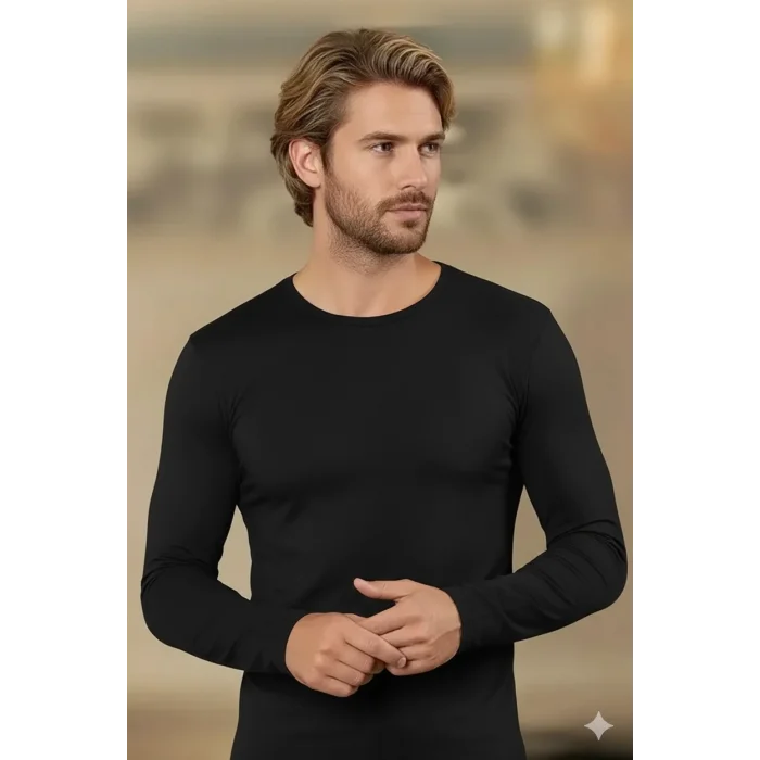 Falcons Mens Lycra Long Sleeve O Neck E070