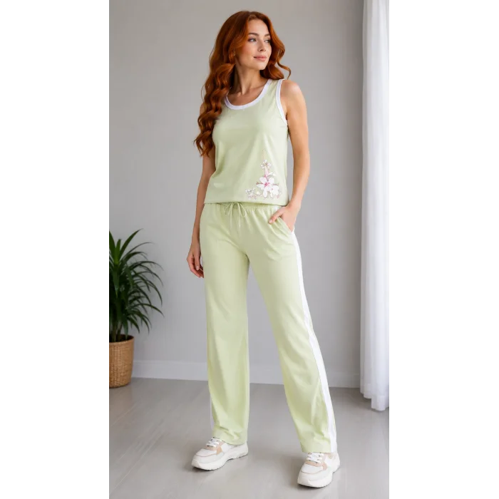 Symphony Womens Sleeveless Pajama Set 5324