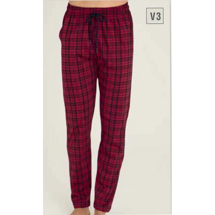 TEK ALT KARELİ DESEN PANTALON KLY 306
