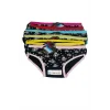 2578 Clear Printed Black Girl Panties 1-2 years