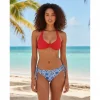 Desenli İpli Bayan Alt Bikini 8253
