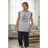Mens Fleeced Pyjama Set 20009