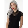 B641 ŞAHİNLER DÜĞMELİ DANTELLİ ATLET