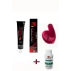 Akos Strawberry Red Hair Dye 7.52 3 Pieces + 3 Developer