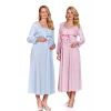 Berrak Womens Maternity Nightgown 391