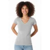 Clear Ladies Short V-Neck 2132