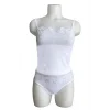 Clear Embroidered String Strap Bikini Set 2112