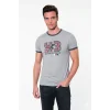 Berrak Erkek 43 Baskılı T-Shirt 1038 Gri M