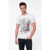 Berrak Erkek Köprü Baskılı T-Shirt 1047