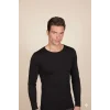 Clear Mens Lycra Supreme Long Sleeve Cycling Neck Tank Top 1025
