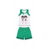 Clear Girl Child Shorts Pajama Set 7630