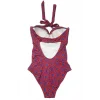 Black Spade Womens Floral Print Swimsuit 8258