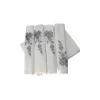 Bulteks Simli Nakışlı Kadife Desen 5 Havlu 30X50
