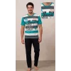garson boy erkek pijaması takımı yeşil gri s