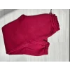 Jogger 3 İplik Şardonlu Cepli Tek Alt Siyah Siyah Bordo